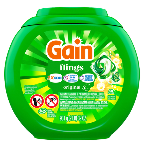 Buy Gain Flings Laundry Detergent Original 48 Pacs | Sobeys Inc.