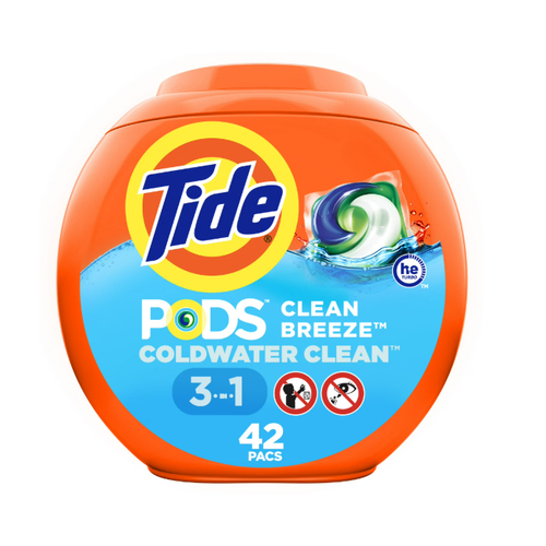 Tide Liquid Laundry Detergent Cold water Breeze