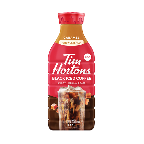 Buy Tim Hortons Unsweetened Caramel Iced Coffee 1.42 L | Thrifty Foods