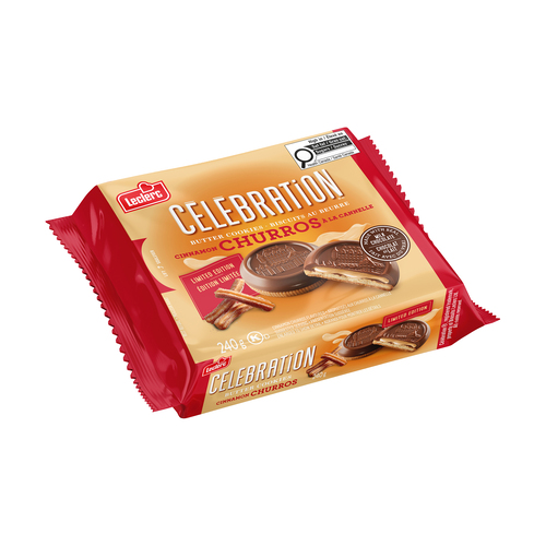 Leclerc Celebration Churros Coated in Milk Chocolate