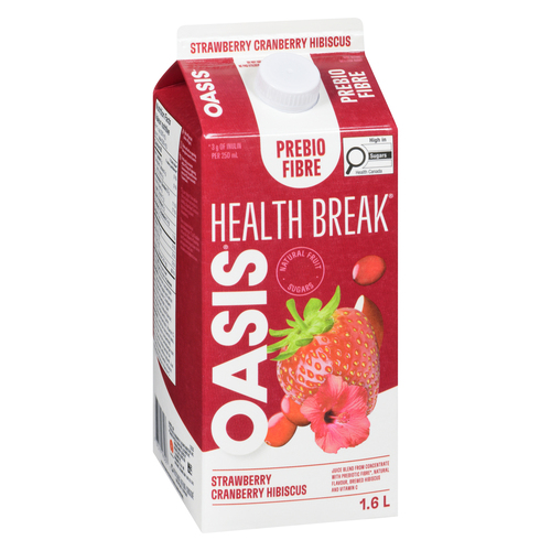 Buy Oasis Health Break Juice Prebio Fibre Strawberry Cranberry