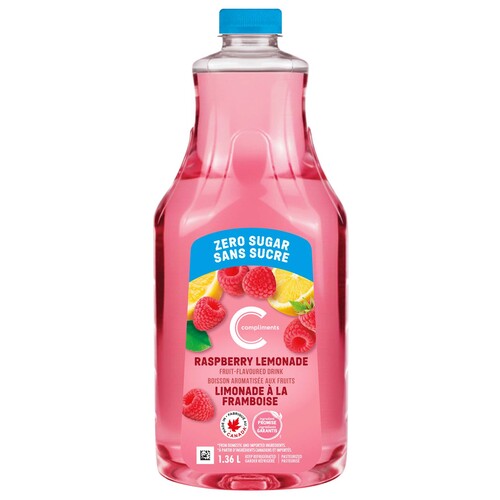 Compliments Zero Sugar Lemonade Raspberry