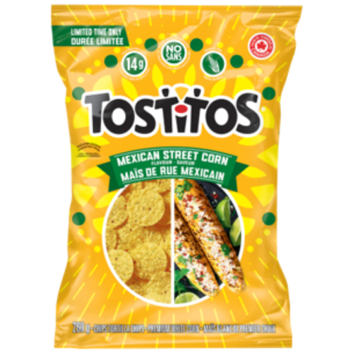 Tostitos Tortilla Chips Mexican Street Corn Rounds 260 g