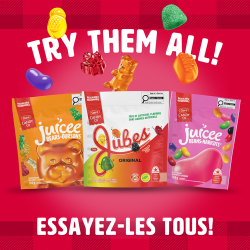 Buy Dare Candy Juicee Canadiana Gummies Gumm-Ehs! 500 g | IGA West