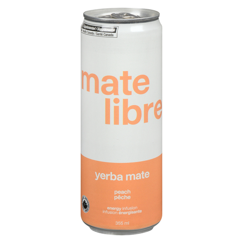 Buy Mate Libre Yerba Mate Energy Infusion Peach 355 ml (can) | IGA