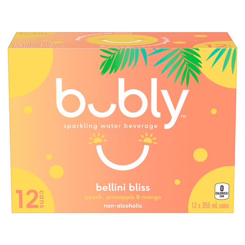 Bubly Bellini Bliss Sparkling Water