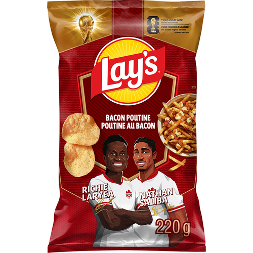 Buy Lay's Potato Chips Bacon Poutine 220 g | IGA