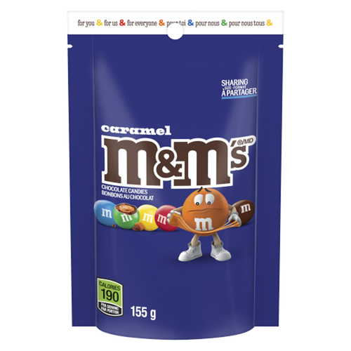 Buy M&M's Chocolate Caramel Stand Up Pouch 155 g | Foodland