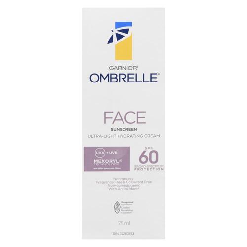 Buy Garnier Ombrelle Sunscreen Face Ultra-Light Hydrating Cream