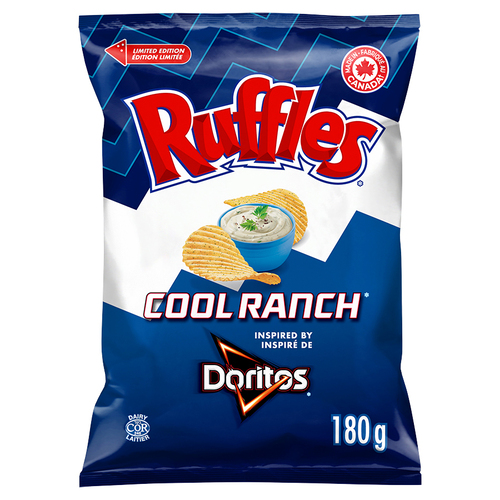 Buy Ruffles Potato Chips Cool Ranch Flavoured 180 g | Safeway Canada