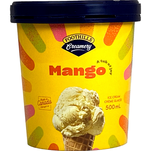 Foothills Creamery Ice Cream Mango
