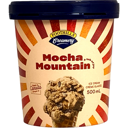 Foothills Creamery Ice Cream Mocha Mountain