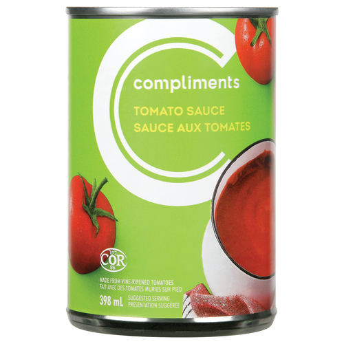 Buy Compliments Canned Tomato Sauce 398 ml | Sobeys Inc.