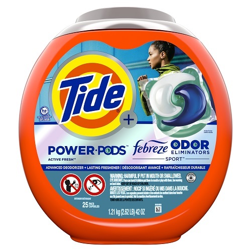 Tide Liquid Laundry Detergent Pods Power Sport