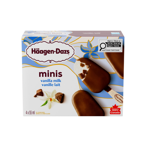 Häagen-Dazs Ice Cream Bars Minis Vanilla Milk