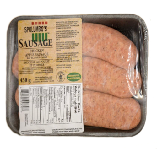 Spolumbo's Apple Chicken Frozen Sausage