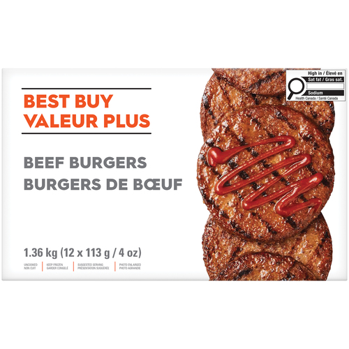 Best Buy Frozen Beef Burger
