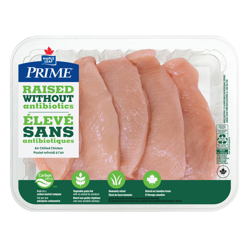 Buy Prime Sliced Chicken Breasts Boneless Skinless Raised Without ...
