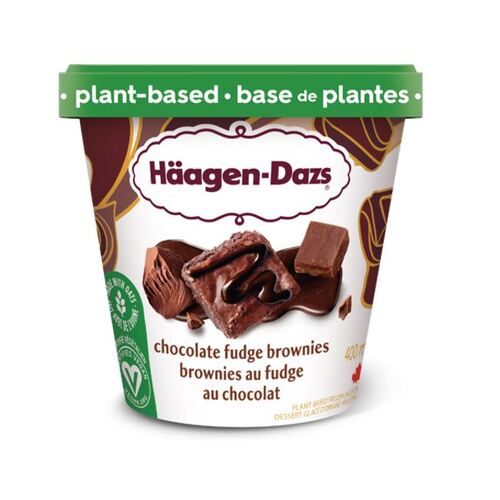 Haagen-Dazs Plant-based Frozen Dessert Chocolate Fudge Brownie 400 ml