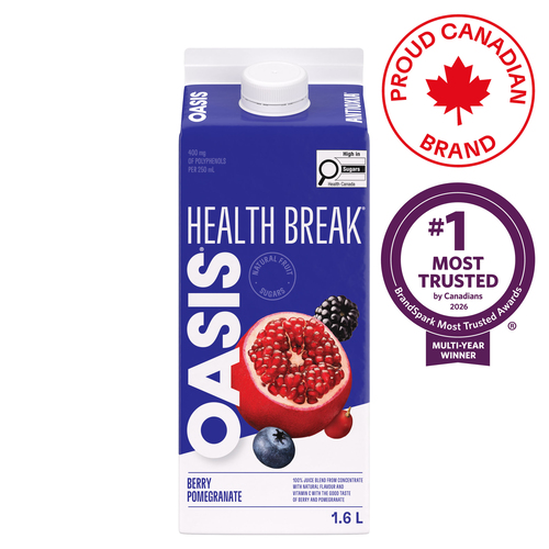 Oasis Health Break Berry Pomegranate Antioxidant Juice