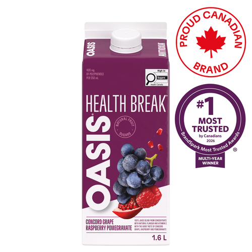 Health Break Concord Juice Grape Raspberry Pomegranate
