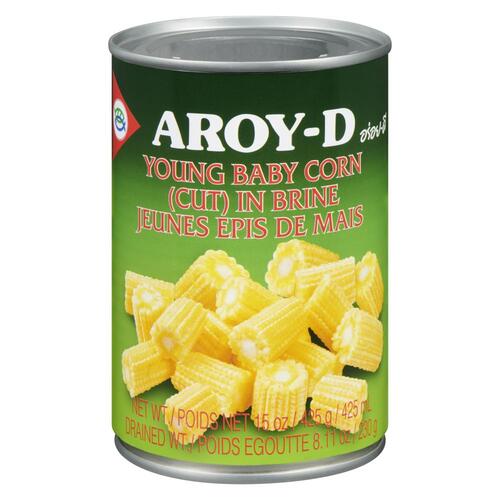Aroy-D Canned Cut Baby Corn In Brine