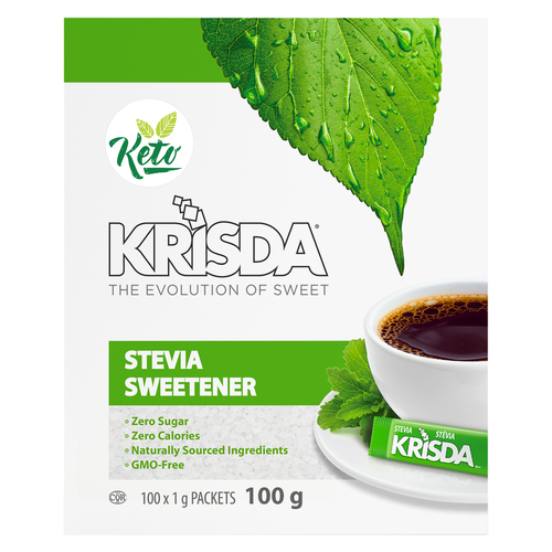 Buy Krisda Sweetener Stevia 1 g x 100 Packets | Sobeys Inc.