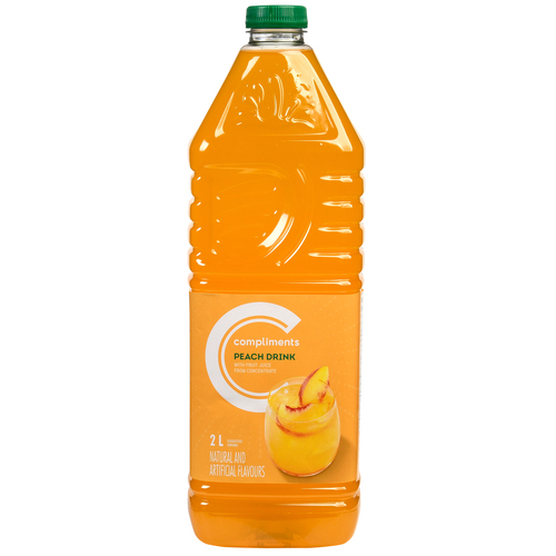 Compliments Peach Drink