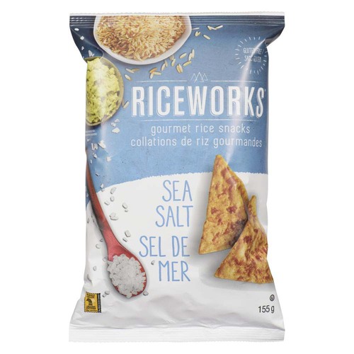 Riceworks Brown Rice Snacks Sea Salt
