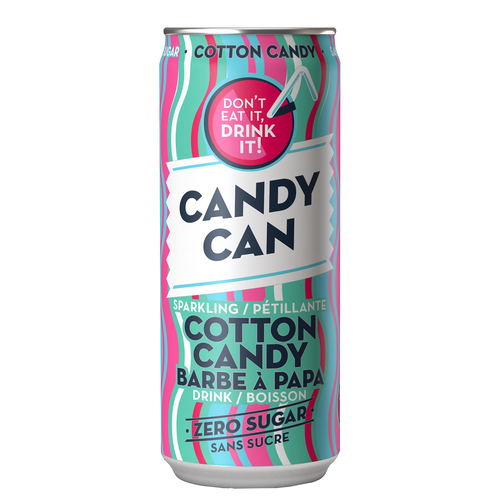 Buy Candy Can Sparkling Drink Cotton Candy Zero Sugar 330 ml