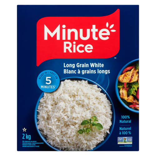 Buy Minute Rice Gluten-Free Regular Long Grain 2 kg | Foodland