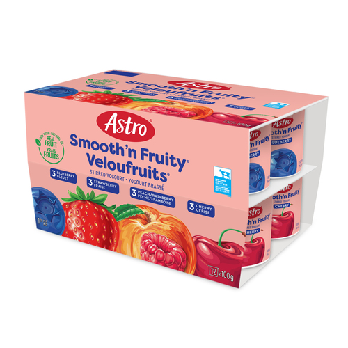 Astro Smooth 'n Fruity 1% Yogurt