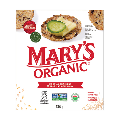 Mary's Organic Gluten-Free Crackers Original 184 g