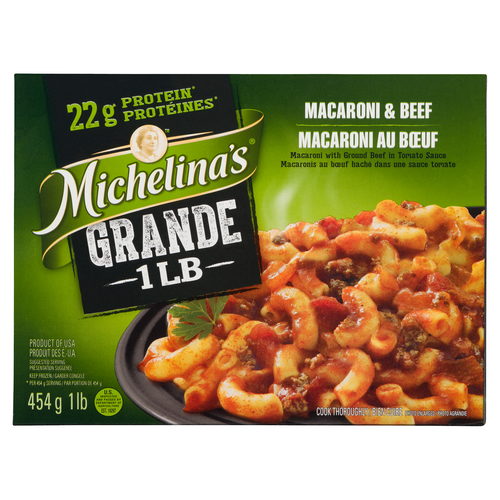 Michelina's Frozen Macaroni & Beef Grande