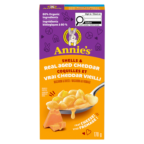 Buy Annie's Macaroni & Cheese Shells & Real Aged Cheddar 170 g ...