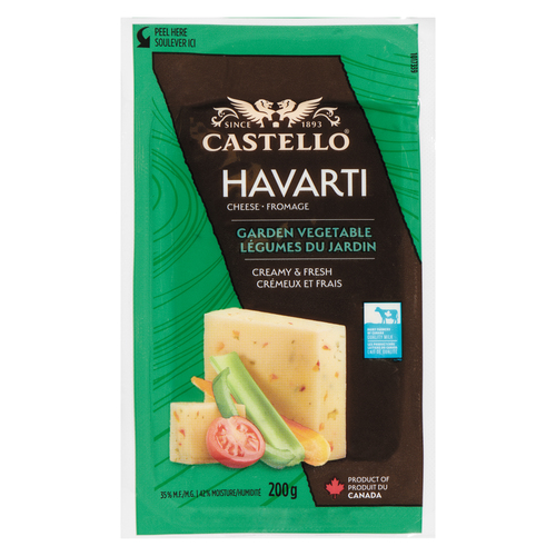 Castello Havarti Cheese Garden Vegetable