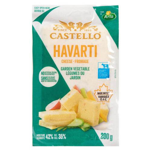 Castello Havarti Cheese Garden Vegetable