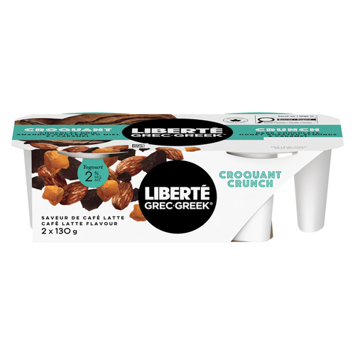 Liberte Crunch Cafe Latte Greek Yogurt