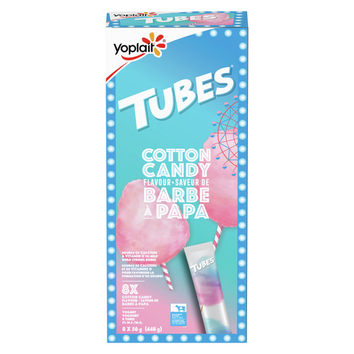 Buy Yoplait Yogurt Tubes Cotton Candy 8 x 56 g | Sobeys Inc.