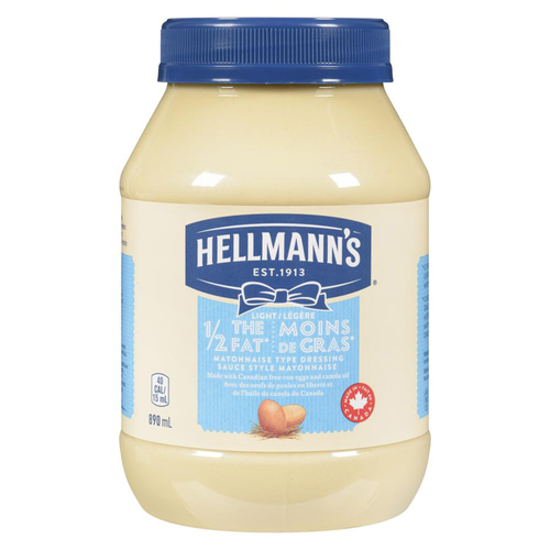 Hellmann's Gluten-Free Mayonnaise 1/2 The Fat 890 ml