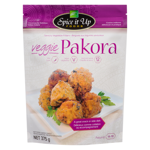 Spice It Up Frozen Veggie Pakoras