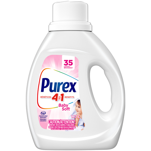 Purex 4 in 1 Baby Soft Liquid Laundry Concentrated Detergent