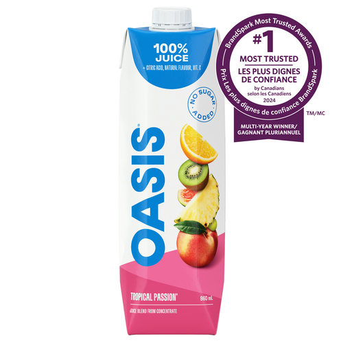 Buy Oasis Juice Tropical Passion 960 ml | Foodland