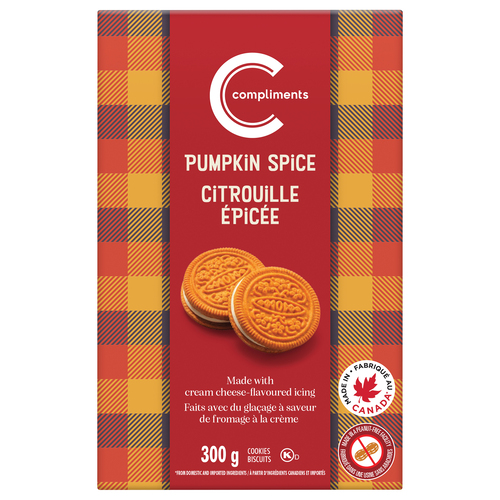 Buy Compliments Cookies Pumpkin Spice 300 g | FreshCo