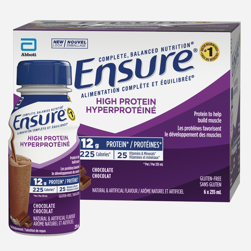 Ensure High Protein Meal Replacement Chocolate 6 x 235 ml (bottles)