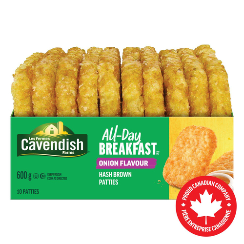 Cavendish Farms All-Day Breakfast Hash Brown Patties Onion