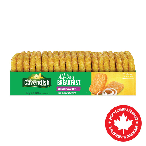 Cavendish Farms All-Day Breakfast Hash Brown Patties Onion