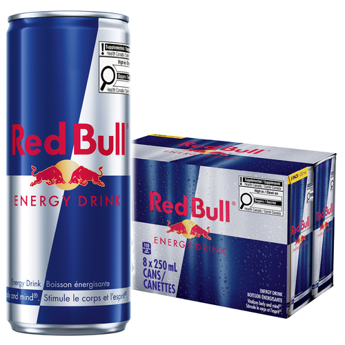 Buy Red Bull Energy Drink 8 x 250 ml (cans) | Safeway Canada