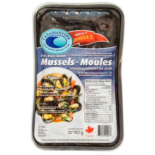 Buy Ocean Wise Canadian Cove Map Mussels 908 g | Foodland