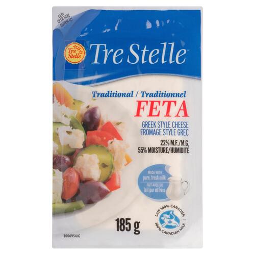 Tre Stelle Traditional Cheese Feta Wedge